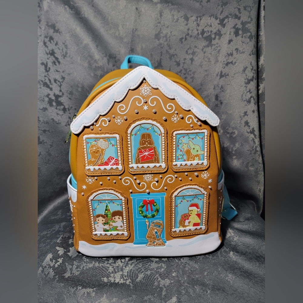 Loungefly Star Wars Gingerbread House Mini Backpack